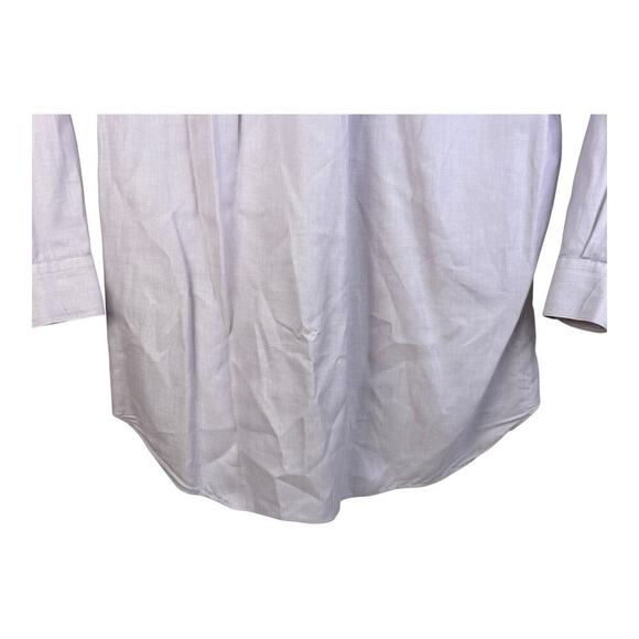 Gitman Bros Shirt Mens 16.5 34 Purple Dress Shirt Business Casual Preppy Wedding - Picture 9 of 16